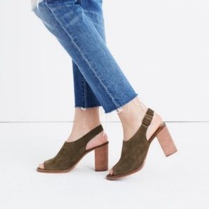 Madewell Cary Peep Toe Bootie